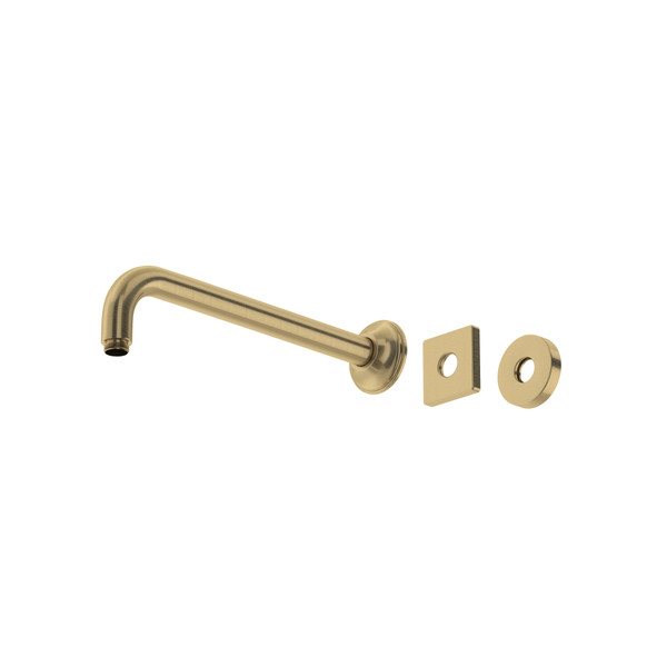 12 1/4" Wall Mount Shower Arm - Antique Gold | Model Number: 1455/12AG