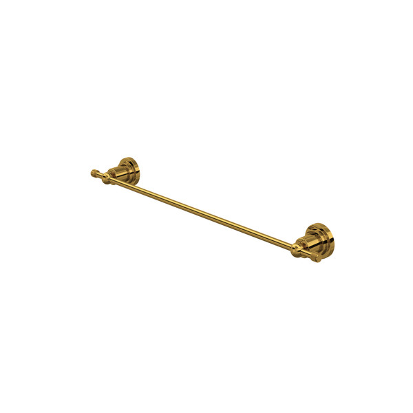 Campo Wall Mount 18" Single Towel Bar - Unlacquered Brass | Model Number: A1484IWULB