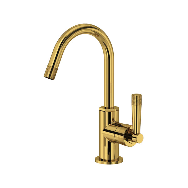 Graceline® Single Handle Lavatory Faucet - Unlacquered Brass | Model Number: MB01D1LMULB