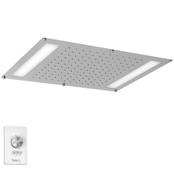 22" x 16 1/2" Built-In Showerhead With Led Light - Chrome | Model Number: 476C