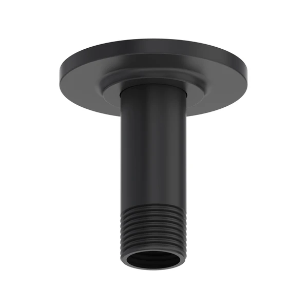 3" Ceiling Mount Shower Arm - Black | Model Number: 582BK