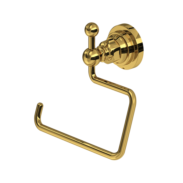 San Giovanni Toilet Paper Holder - Unlacquered Brass | A1492LIULB