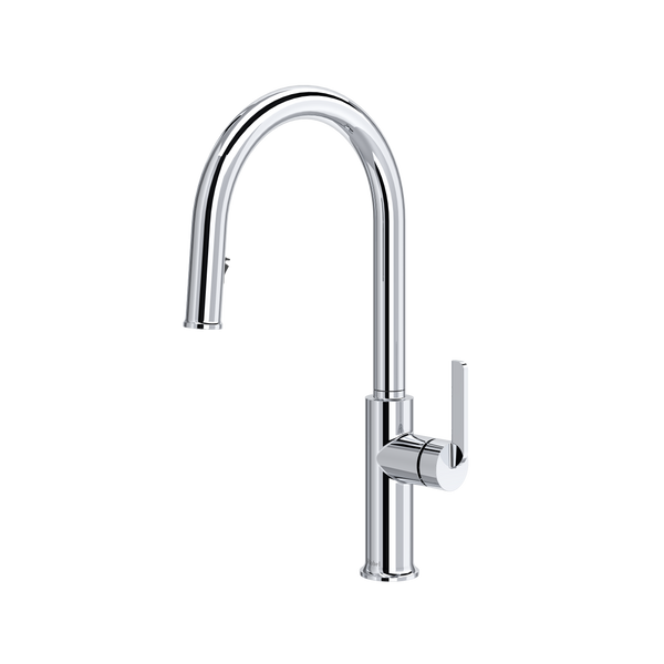 Authentica Pull-Down Kitchen Faucet With C-Spout - Chrome | AU201C