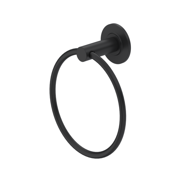Authentica Towel Ring - Black | AU7BK