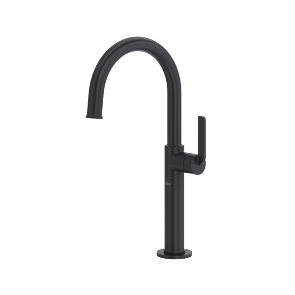 Authentica™ Single Handle Tall Lavatory Faucet - Black | Model Number: AUL01BK