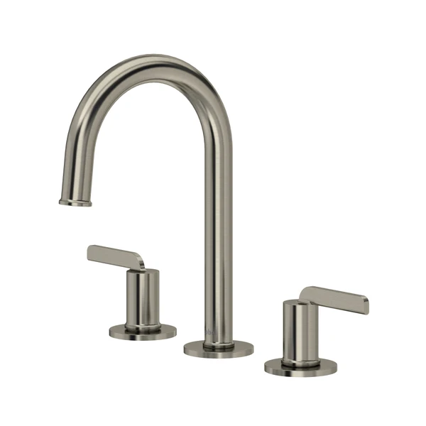 Authentica™ Widespread Lavatory Faucet With C-Spout - Brushed Nickel | Model Number: AURD08BN