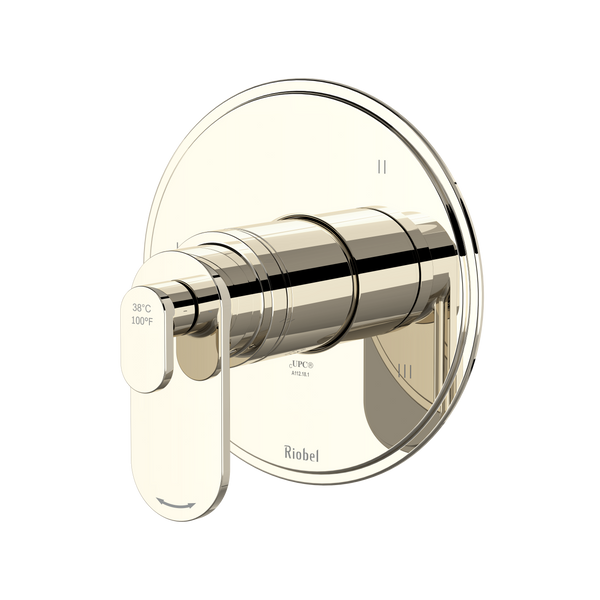 Arca 1/2" Therm & Pressure Balance Trim With 5 Functions - Polished Nickel | TAA45PN