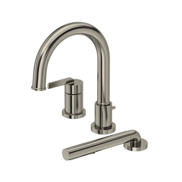 Authentica™ 3-Hole Deck Mount Tub Filler Trim - Brushed Nickel | Model Number: TAU10BN