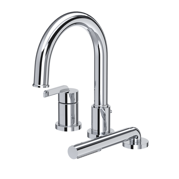 Authentica 3-Hole Deck Mount Tub Filler Trim - Chrome | TAU10C