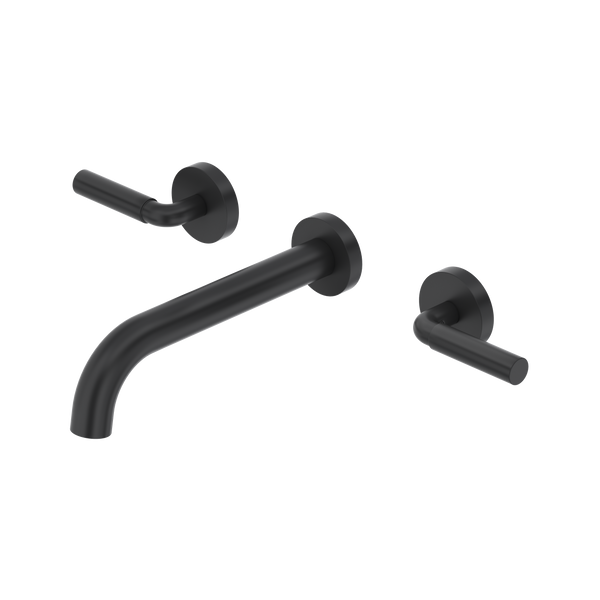 Riu Wall Mount Lavatory Faucet TrimBlackTRU03LBK