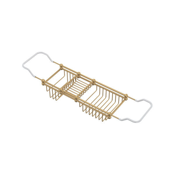 Edwardian™ 28–32" Bath Rack - Satin English Gold | Model Number: U.6910SEG