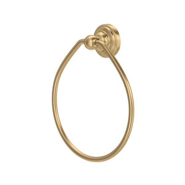 Edwardian™ Towel Ring - Satin English Gold | Model Number: U.6935SEG