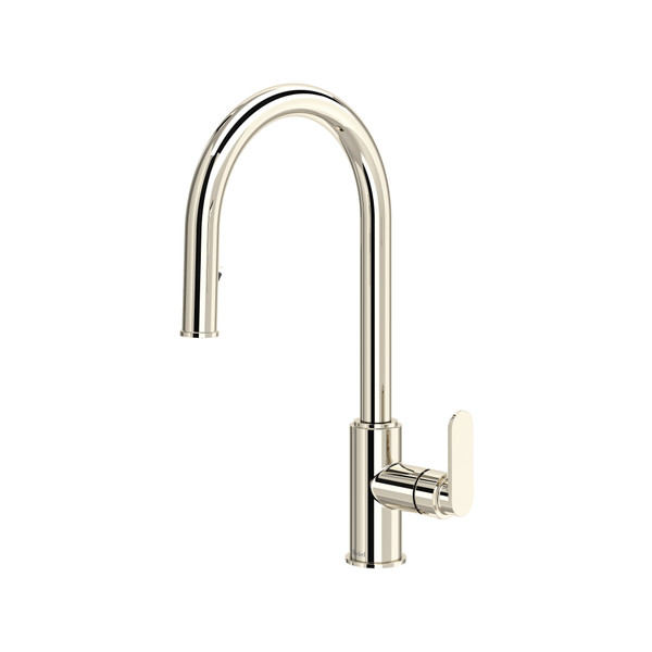 Arca™ Pull-Down Touchless Kitchen Faucet With C-Spout - Polished Nickel | Model Number: AA211PN