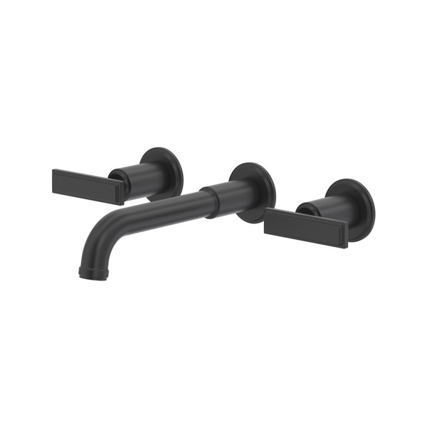 Manifesto™ Wall Mount Lavatory Faucet Trim - Black | Model Number: TMF03LBK