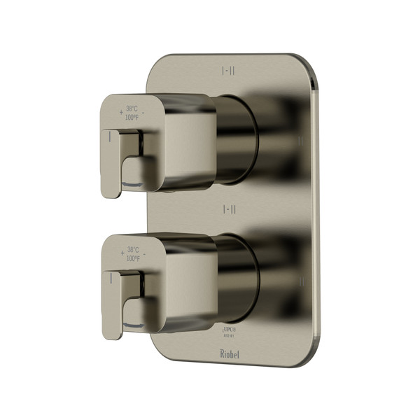Equinox™ 3/4" Therm & Pressure Balance Trim With 6 Functions - Brushed Nickel | Model Number: TEQ46NBN