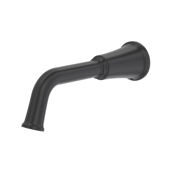 Momenti™ Wall Mount Tub Spout - Black | Model Number: MM80BK