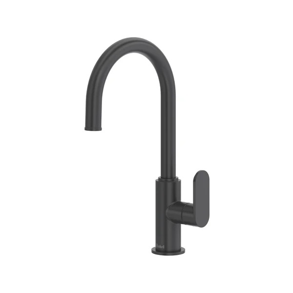 Arca™ Bar/Food Prep Kitchen Faucet With C-Spout - Black | Model Number: AA601BK