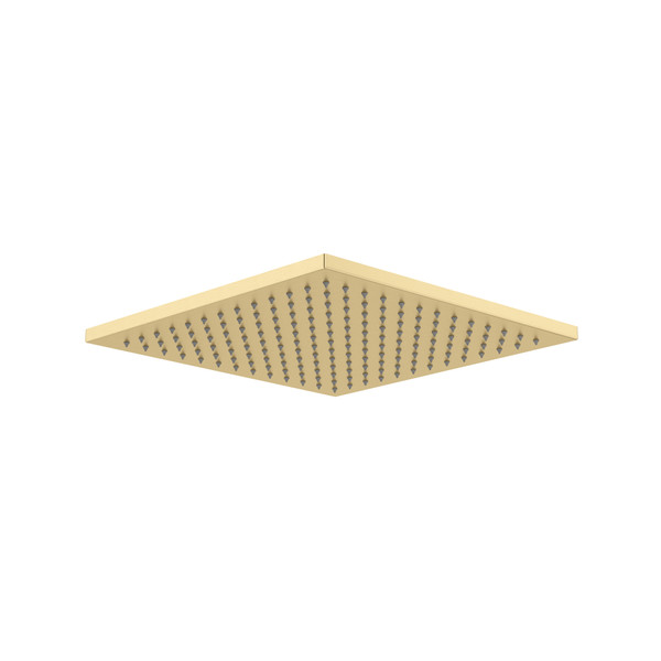 12" Rain Showerhead - Satin Brass US4 | Model Number: 492US4
