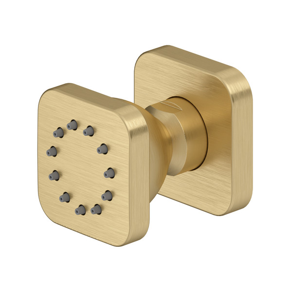Single Function Body Spray - Satin Brass US4 | Model Number: 377US4