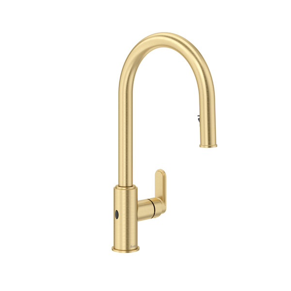 Arca™ Pull-Down Touchless Kitchen Faucet With C-Spout - Satin Brass US4 | Model Number: AA211US4