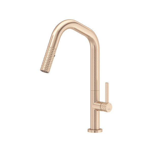 Tenerife™ Pull-Down Kitchen Faucet With U-Spout - Vintage Gold | Model Number: TE56D1LMVG