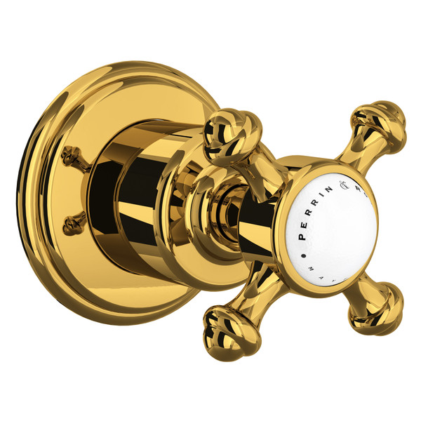 Georgian Era™ Trim For Volume Control And Diverter - Unlacquered Brass | Model Number: U.3775X-ULB/TO