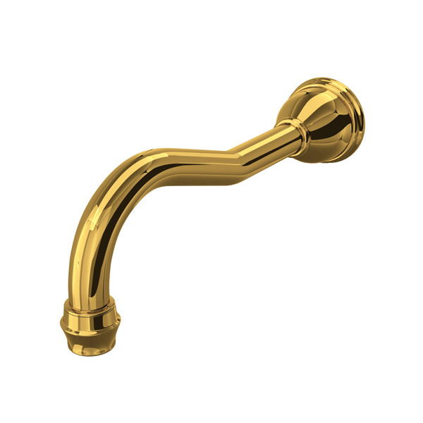 Edwardian™ Wall Mount Tub Spout - Unlacquered Brass | Model Number: U.3785ULB