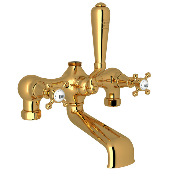 Georgian Era™ Exposed Tub/Shower Mixer Valve - Unlacquered Brass | Model Number: U.3019X-ULB