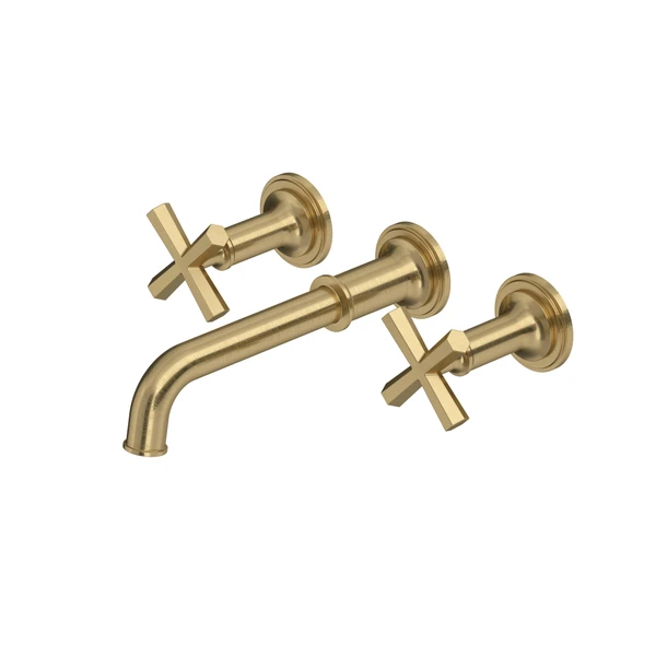 San Giovanni™ Wall Mount Lavatory Faucet Trim - Antique Gold | Model Number: TSG08W3XMAG