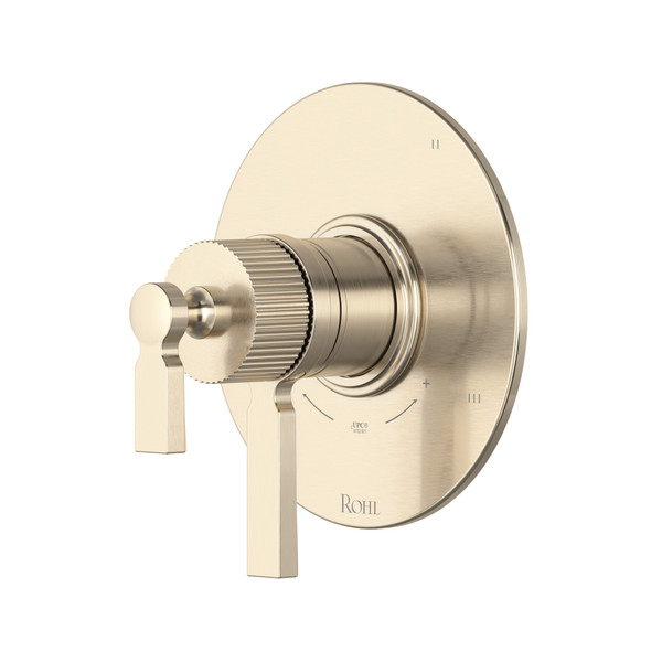 Apadana™ 1/2" Therm & Pressure Balance Trim With 3 Functions - Satin Nickel | Model Number: TAD47W1LMSTN