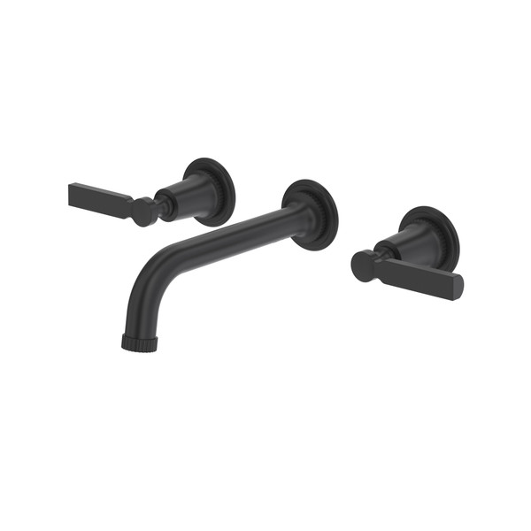 Apadana™ Wall Mount Lavatory Faucet Trim - Matte Black | Model Number: TAD08W3LRMB