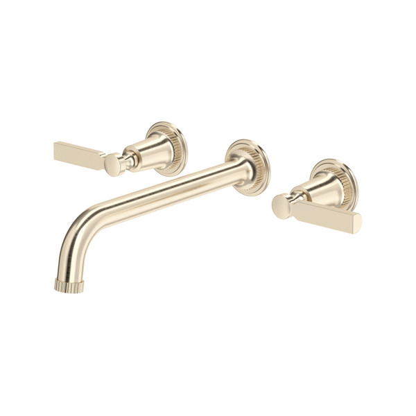 Apadana™ Wall Mount Tub Filler Trim With C-Spout - Satin Nickel | Model Number: TAD06W3LRSTN