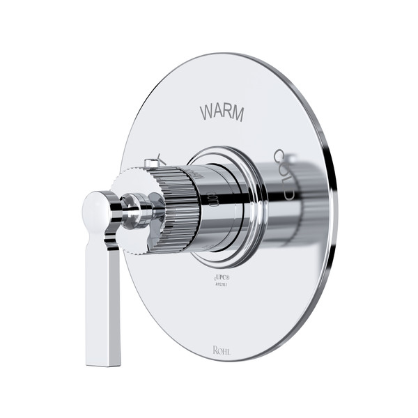Apadana™ 3/4" Thermostatic Trim Without Volume Control - Polished Chrome | Model Number: TAD13W1LMAPC