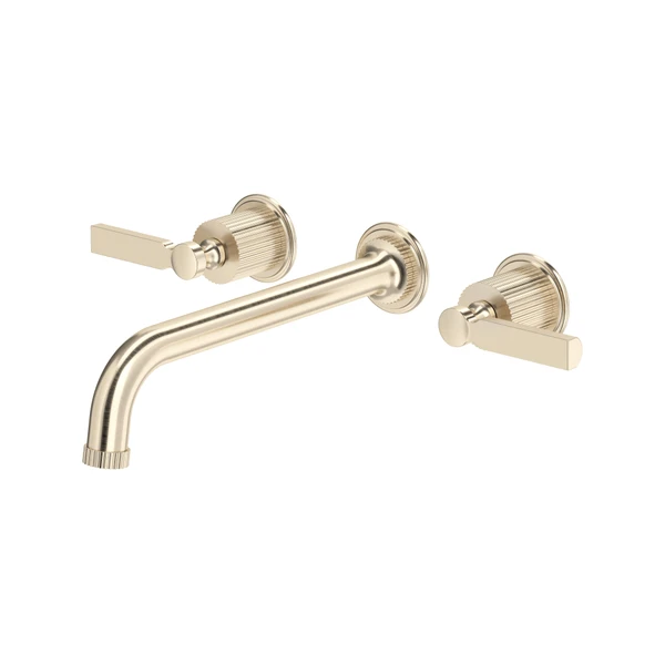 Apadana™ Wall Mount Tub Filler Trim With C-Spout - Satin Nickel | Model Number: TAD06W3LMSTN