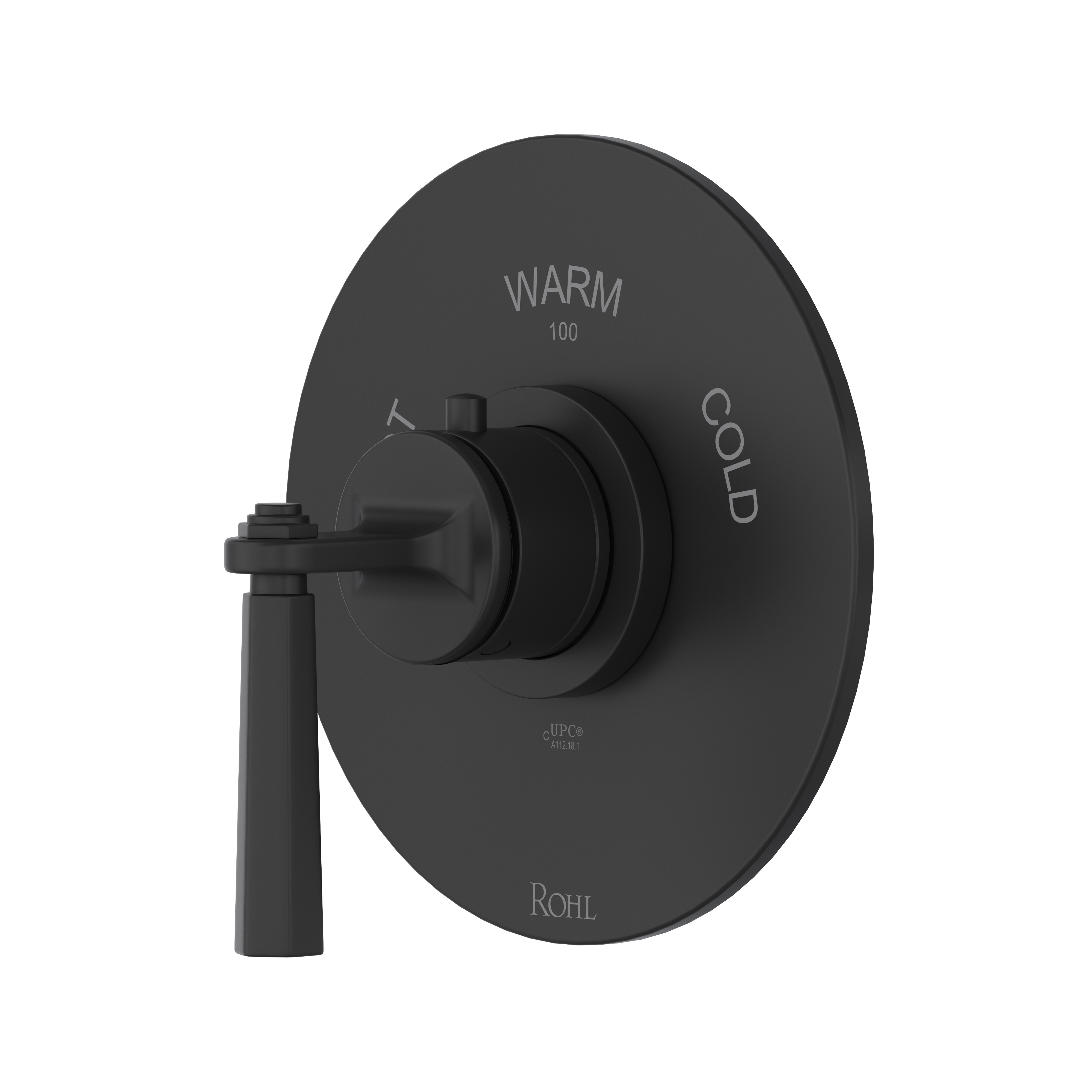 Modelle™ 3/4" Thermostatic Trim Without Volume Control - Matte Black | Model Number: TMD13W1LMMB