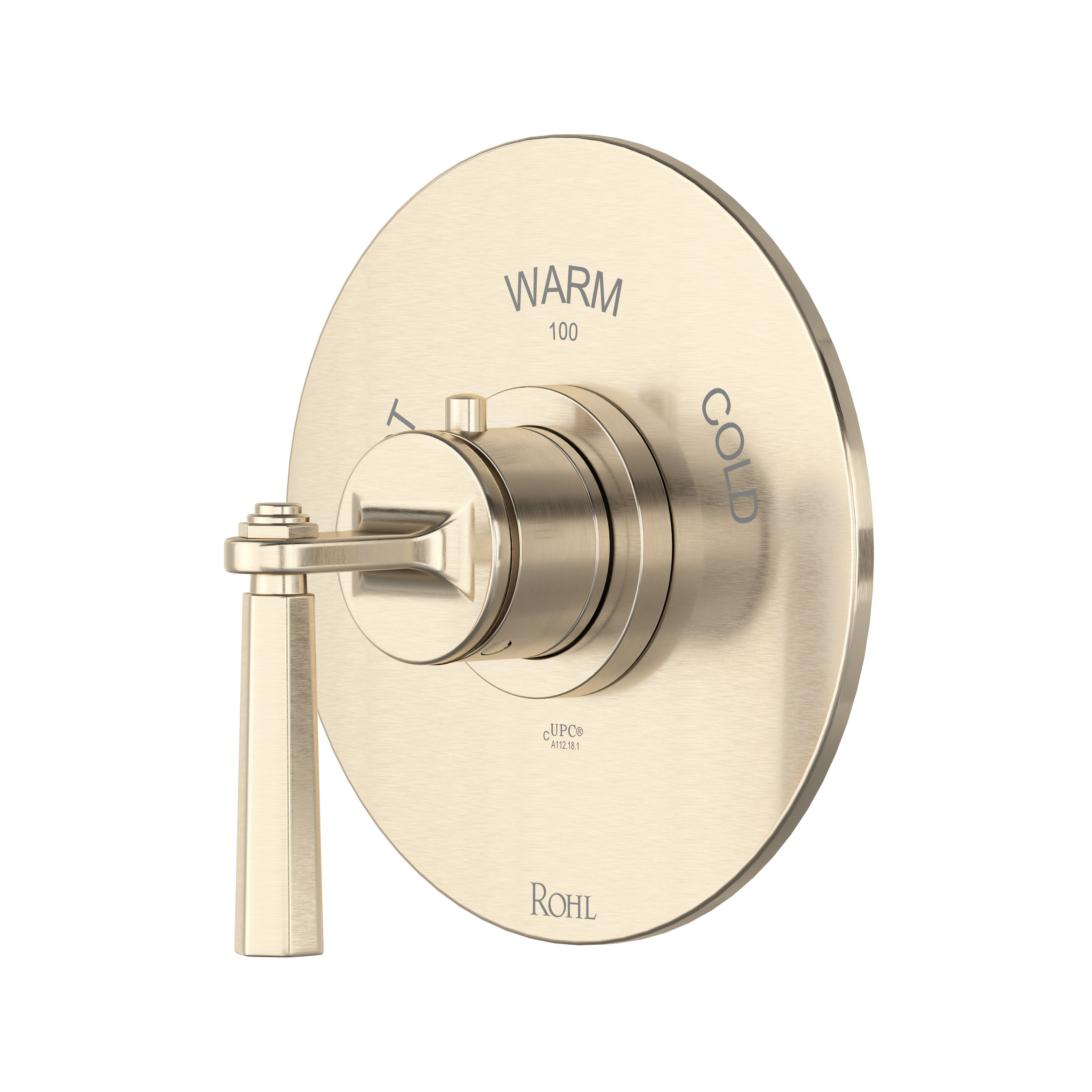 Modelle™ 3/4" Thermostatic Trim Without Volume Control - Satin Nickel | Model Number: TMD13W1LMSTN