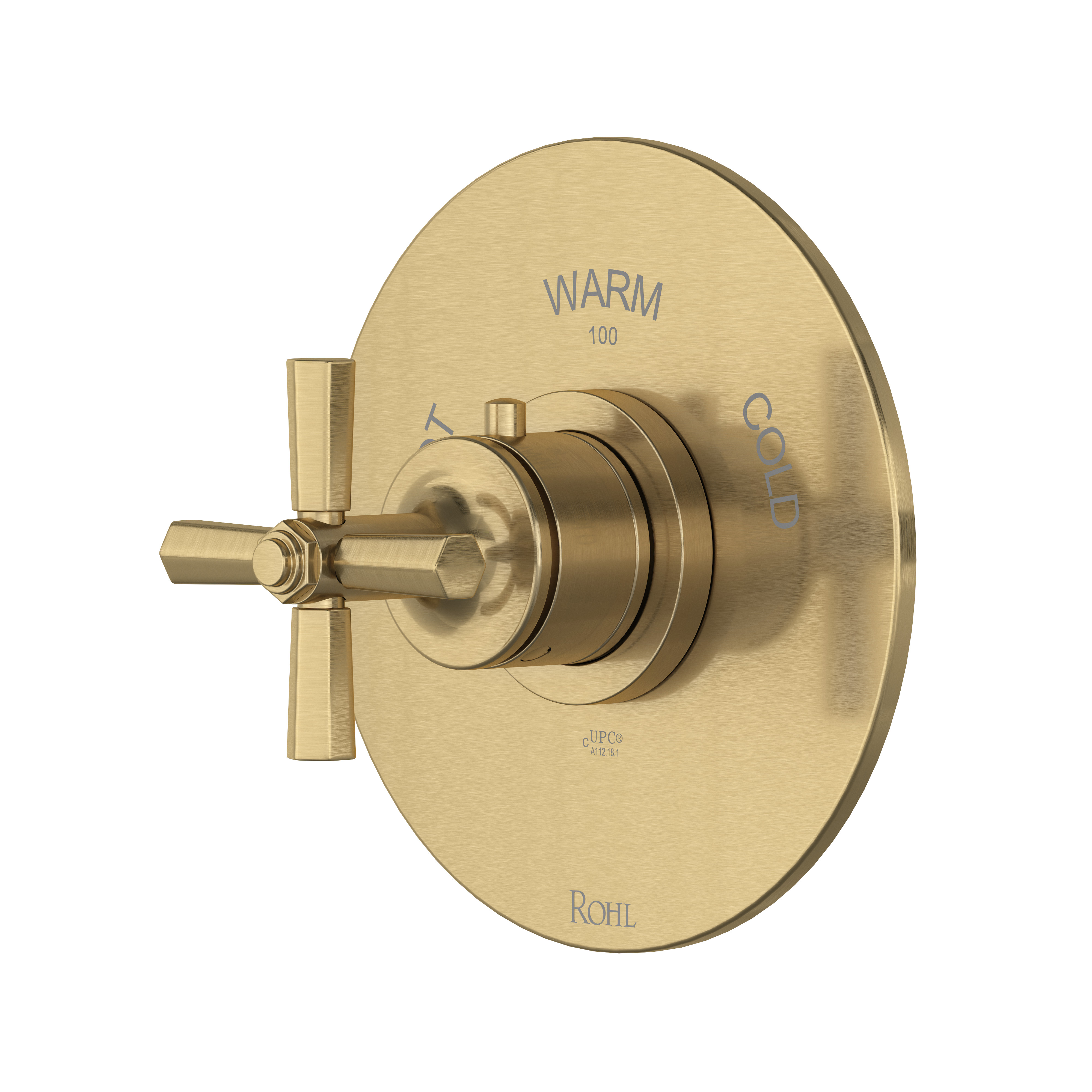 Modelle™ 3/4" Thermostatic Trim Without Volume Control - Antique Gold | Model Number: TMD13W1XMAG