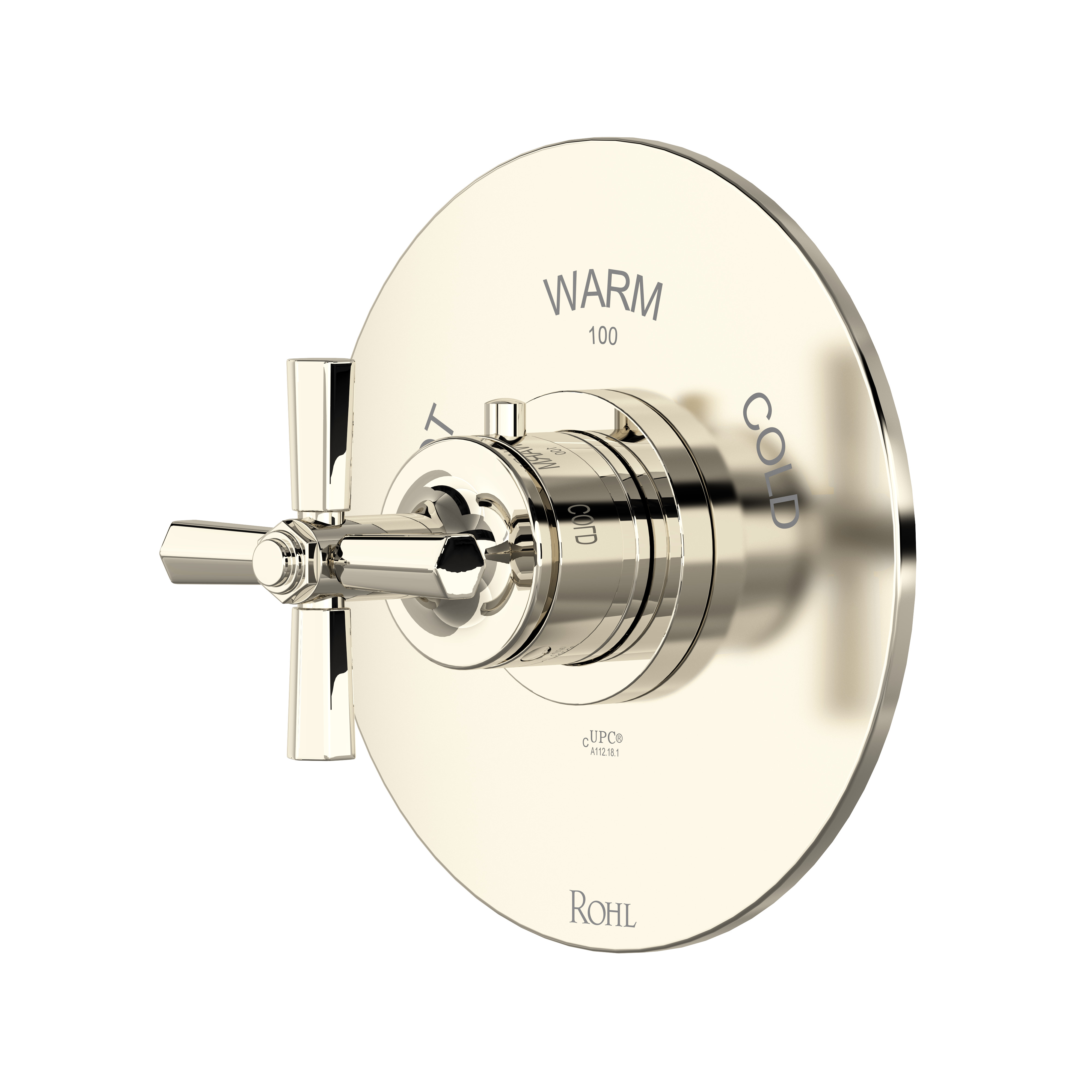Modelle™ 3/4" Thermostatic Trim Without Volume Control - Polished Nickel | Model Number: TMD13W1XMPN