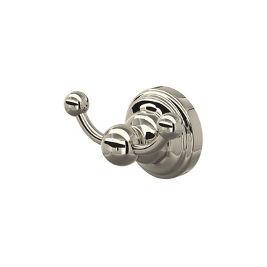 Perrin & Rowe Edwardian Wall Mount Double Robe Hook - Rohl