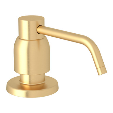 新品✨️ MATSON ソープボトル ホルダー 24金メッキ 陶器 ゴールドローズ Perrin & Rowe Holborn™ Soap Dispenser