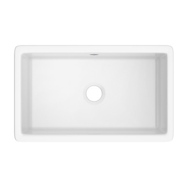 Shaws Classic Shaker Single Bowl Undermount Fireclay Kitchen Sink ...