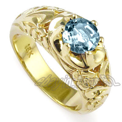 Men's 18k Yellow Gold ROCOCO design 