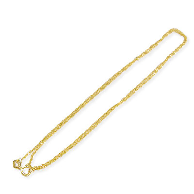 10K Yellow Gold 1.7mm Singapore Chain (20