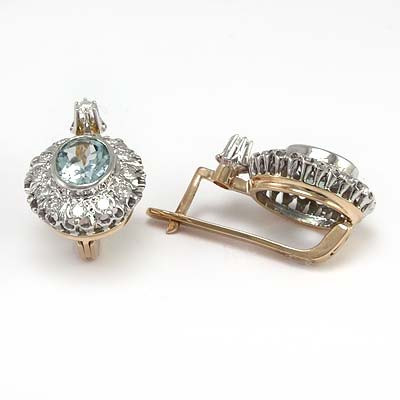 Aquamarine, Seed Pearl, and Diamond Earpendants | Fine jewelry, Fashion  jewelry, Beautiful jewelry