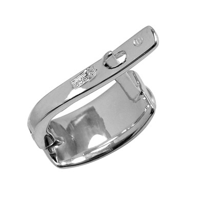 0.18 cwt. 14k Solid White Gold Genuine Diamond Earrings 14k Solid White Gold Genuine Diamond Russian Style Earrings #E1437
