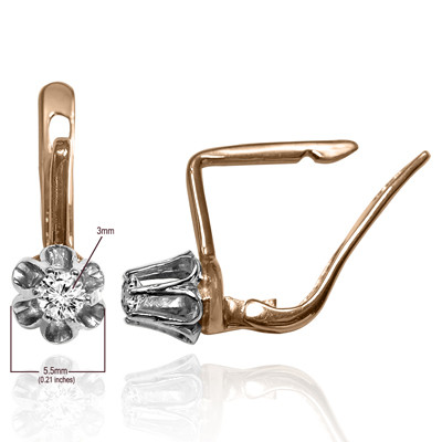 European Style Diamond Earrings  585