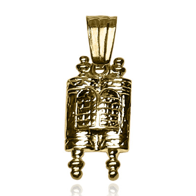 14k Gold Torah Star of David Jewish Mogen Pendant #P1008