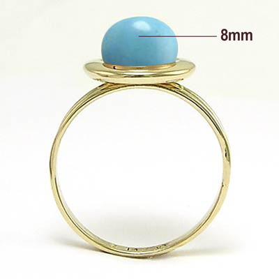 14k Gold Genuine Turquoise Ring 14k Gold Genuine Turquoise Ring