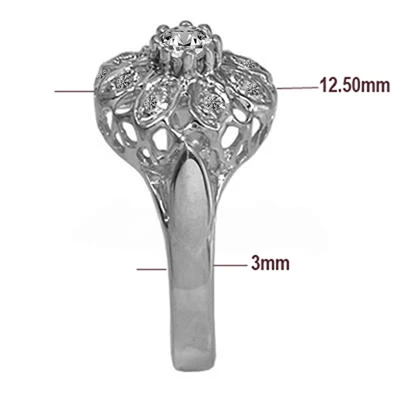 14k White Gold Lab Grown Diamond Ring