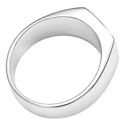 Star of David Men's Ring in 14k WHITE Gold #R2339